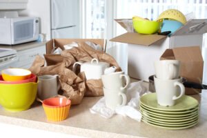 how to pack and move your kitchen